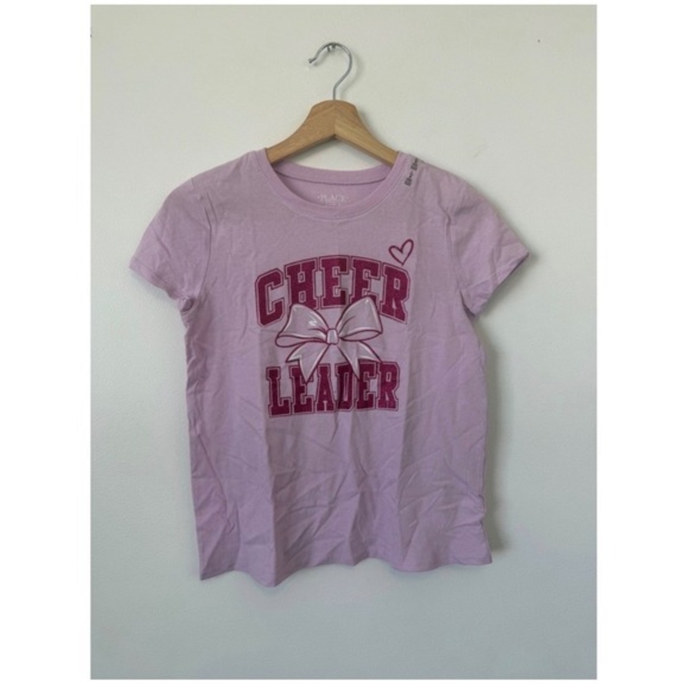 The Children's Place Girls' Cheerleader Graphic T-Shirt‎ – Pink – Size XXL – NWT